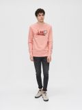 Koszulka longsleeve I am Weasel - różowy - CROPP - small2