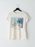 Nyomott mintás póló - cream - CROPP - small4
