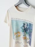 Nyomott mintás póló - cream - CROPP - small5