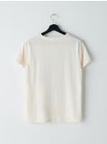 Nyomott mintás póló - cream - CROPP - small6