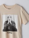 Tričko oversize Tupac - tělová - CROPP - small3