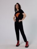 Tričko Superman - černý - CROPP - small1