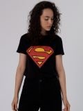 Tričko Superman - černý - CROPP - small2