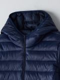 Pikowana kurtka puchowa z kapturem - granatowy - CROPP - small5