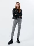 Kurtka biker z imitacji skóry - czarny - CROPP - small5