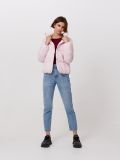 Pikowana kurtka puffer - różowy - CROPP - small1
