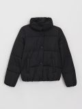Pikowana kurtka puffer - czarny - CROPP - small4