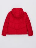 Pikowana kurtka puchowa z kapturem - czerwony - CROPP - small6