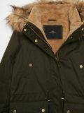 Ocieplana parka z kapturem - zielony - CROPP - small5