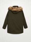 Ocieplana parka z kapturem - zielony - CROPP - small6