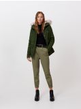 Zateplená parka s kapucí - hnědozelená - CROPP - small1