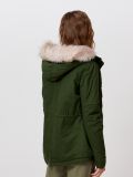 Zateplená parka s kapucí - hnědozelená - CROPP - small3