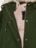 Zateplená parka s kapucí - hnědozelená - CROPP - small5