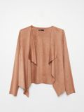 Żakiet z imitacji zamszu - różowy - CROPP - small4