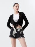 Żakiet z imitacji zamszu - czarny - CROPP - small5