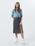 Krótka kurtka jeansowa - niebieski - CROPP - small2
