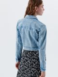 Krótka kurtka jeansowa - niebieski - CROPP - small3