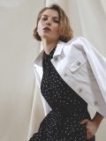 Geacă din denim - alb - CROPP - small1