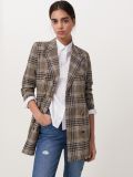 Sukienkowy żakiet w kratę - beżowy - CROPP - small1