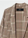 Marynarka w kratkę - beżowy - CROPP - small5