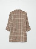 Marynarka w kratkę - beżowy - CROPP - small6