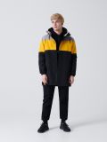 Béžový kabát rovného strihu - čierna - CROPP - small1