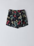 Spódnico spodenki z wiskozy - czarny - CROPP - small4