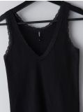 Top z koronką - czarny - CROPP - small2