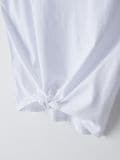 Megkötős crop top - fehér - CROPP - small2