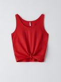 Crop top legat - roșu - CROPP - small1