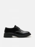 Derby-Schuhe mit Plateausohle und Hologrammeffekt - Schwarz - CROPP - small2