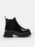 Lack-Stiefeletten - Schwarz - CROPP - small1
