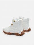 Vastagtalpú bélelt bokacsizma - fehér - CROPP - small4