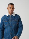 Wattierte Jeansjacke - Blau - CROPP - small2