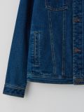 Wattierte Jeansjacke - Blau - CROPP - small8