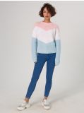 Sweter z kolorowej dzianiny - różowy - CROPP - small2