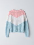 Sweter z kolorowej dzianiny - różowy - CROPP - small6