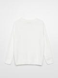 Sweter z warkoczowym splotem - biały - CROPP - small6