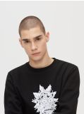 Hanorac cu imprimeu Rick and Morty - negru - CROPP - small2