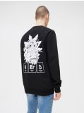 Hanorac cu imprimeu Rick and Morty - negru - CROPP - small5