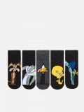 5 pack skarpet Looney Tunes - czarny - CROPP - small1
