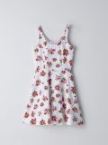 Mini haljina s visokim udjelom pamuka - krem - CROPP - small4