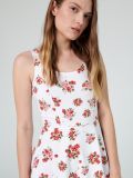 Mini haljina s visokim udjelom pamuka - krem - CROPP - small2