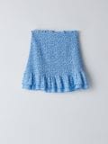 Spódnica mini z wiskozy - błękitny - CROPP - small3