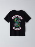 Koszulka oversize Riverdale - czarny - CROPP - small4