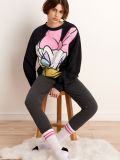 Oversized mikina Disney - černý - CROPP - small4
