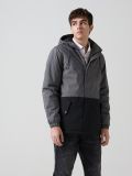 Sportowa parka z kapturem - szary - CROPP - small2