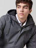 Sportowa parka z kapturem - szary - CROPP - small4