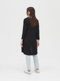 Подовжений кардиган із розрізом - чорний - CROPP - small4