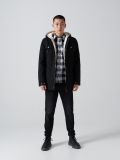 Kapuzenjacke aus Baumwolle - Schwarz - CROPP - small1